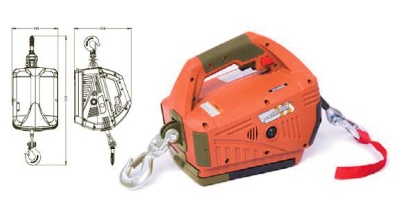 Akülü Elektrikli Vinç SLQ-B